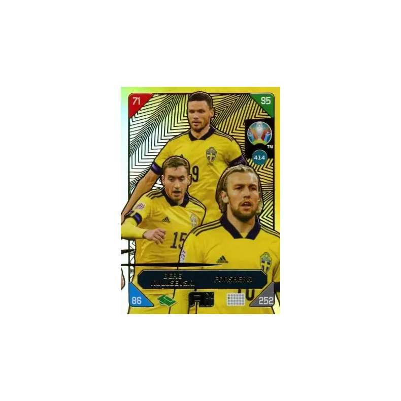 Berg, Kulusevski, Forsberg - Trio