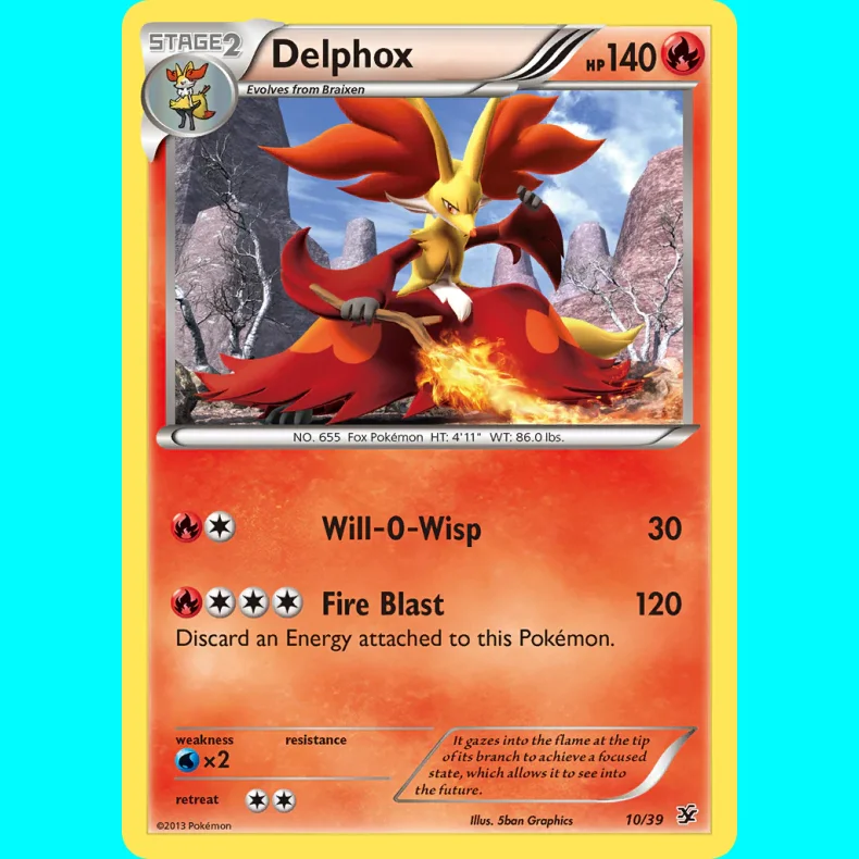 Delphox - Holo