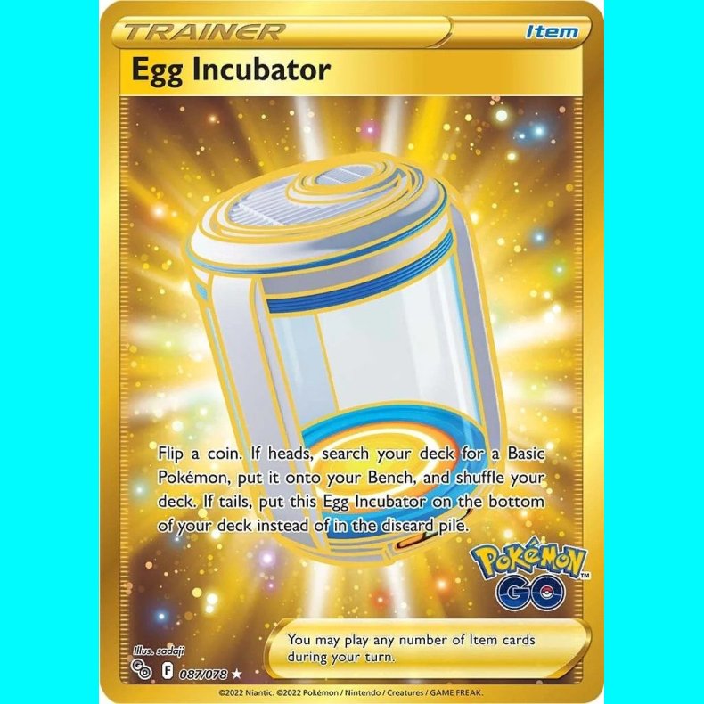 Egg Incubator - Guld Kort