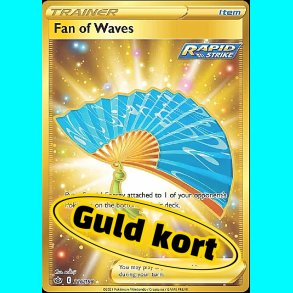Fan of Waves - Guld Kort