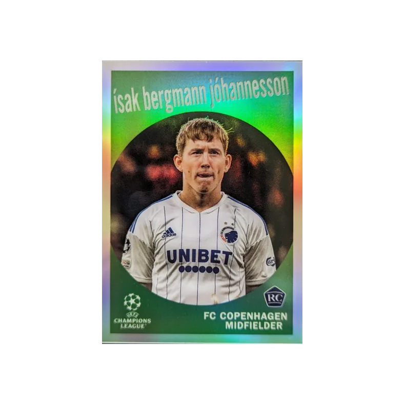 Isak Bergmann Johannesson - Rookie Chrome