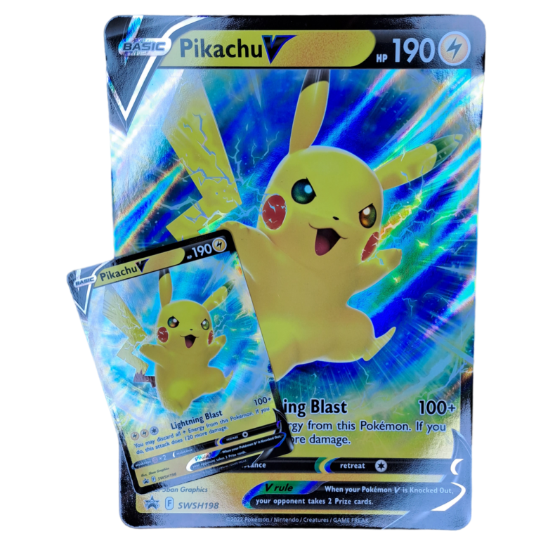 Pikachu - Jumbokort + Vkort