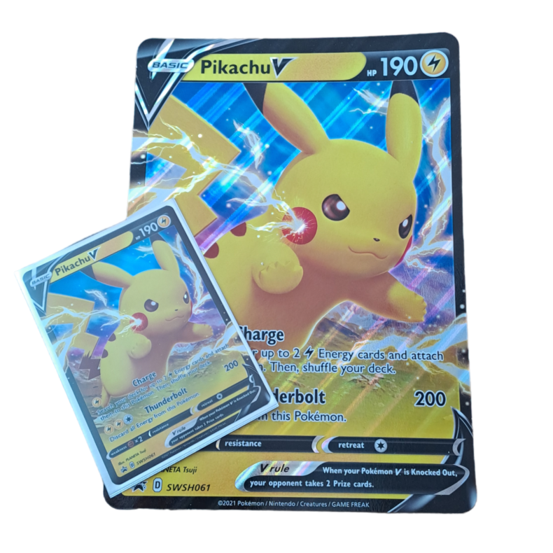 Pikachu - Jumbokort + Vkort