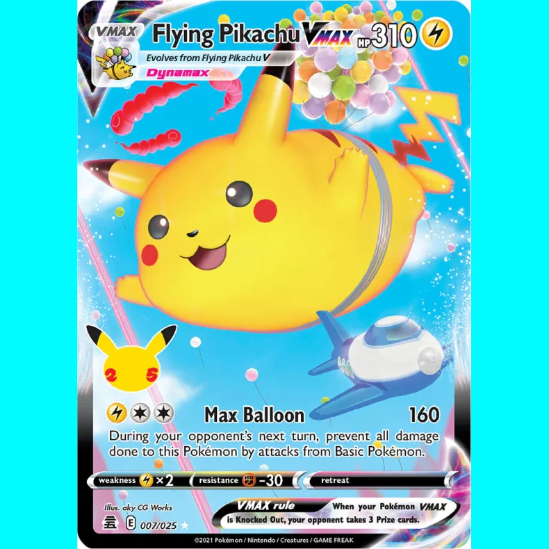 flying Pikachu Vmax