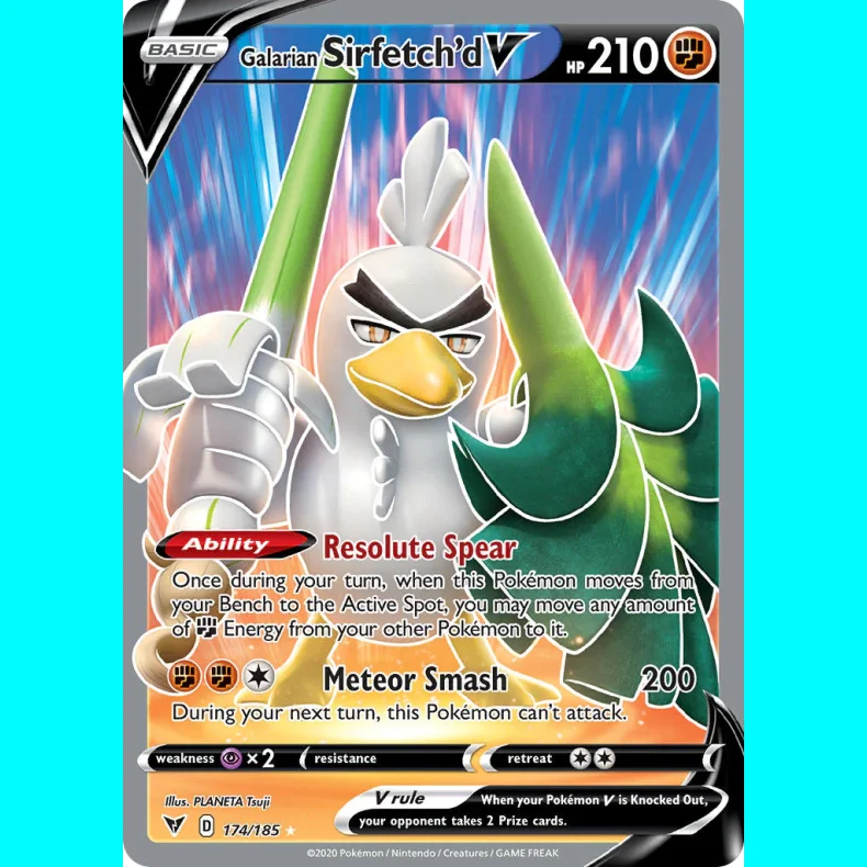 galarian SirFetch'd V - Full Art